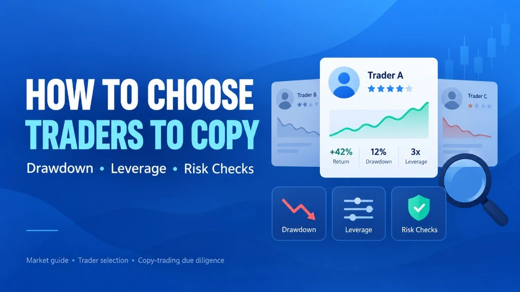 How to choose traders to copy cover on drawdown, leverage and risk checks