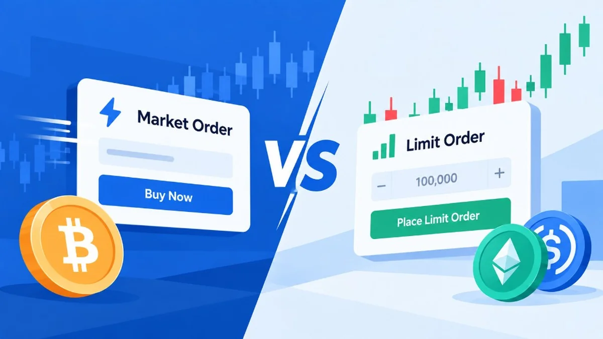 Market order vs limit order cover on maker taker fees and crypto slippage risk