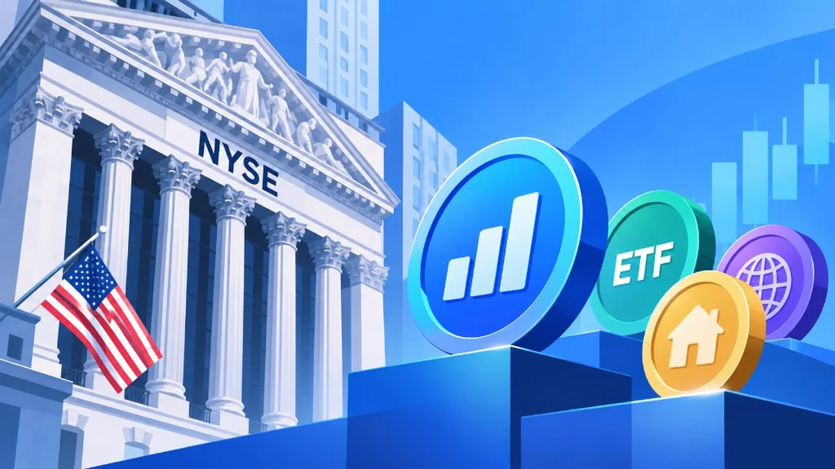 NYSE Blockchain.com cover on tokenized equities, stocks, ETFs and RWA access